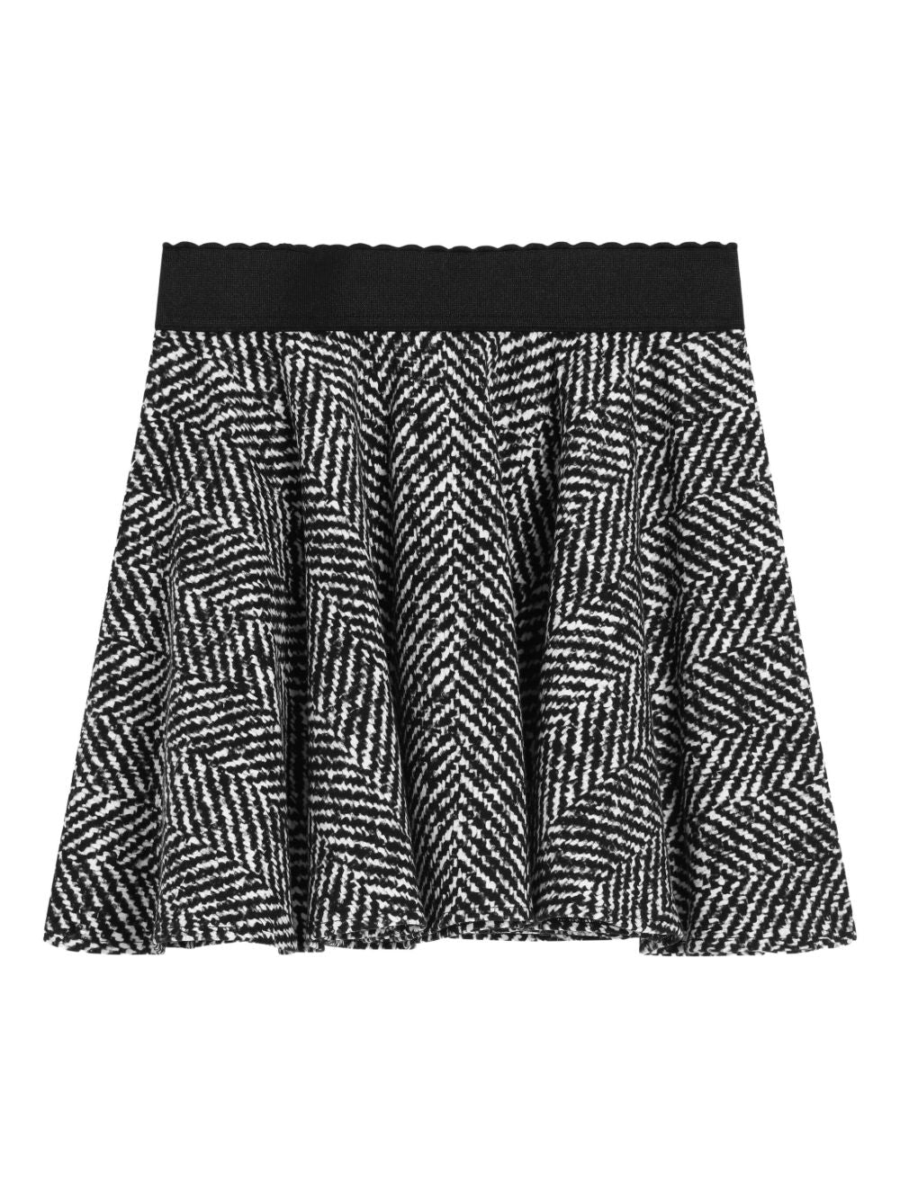 Gonna nero/bianco per bambina L54I67FSGDZ HH5QS Dolce & Gabbana Kids 