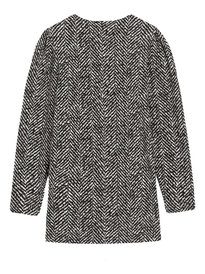Abito bianco/nero per bambina L5JDALFSGDZ HH5QS Dolce & Gabbana Kids 