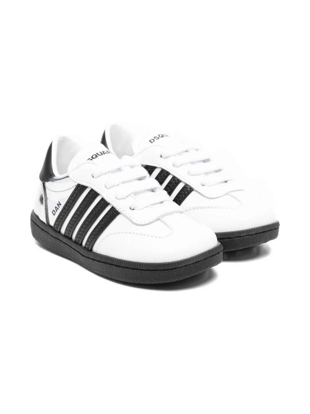 Sneakers bianche/nere per bambino 81387 01 Dsquared2 Kids 