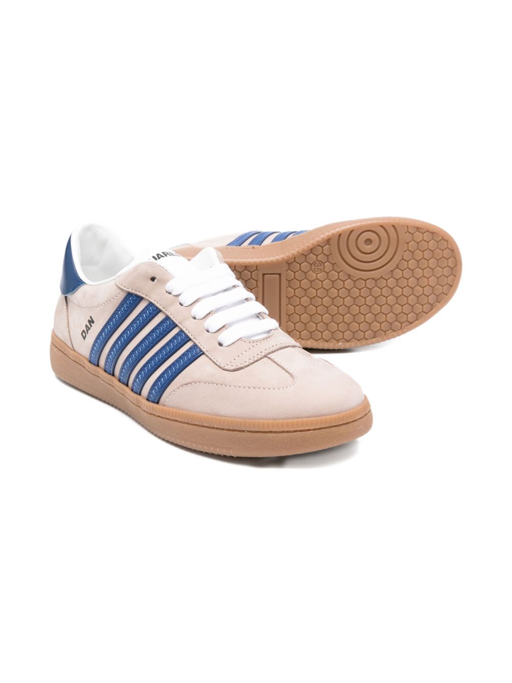 Sneakers bianco sporco per bambino 81471 02 Dsquared2 Kids 