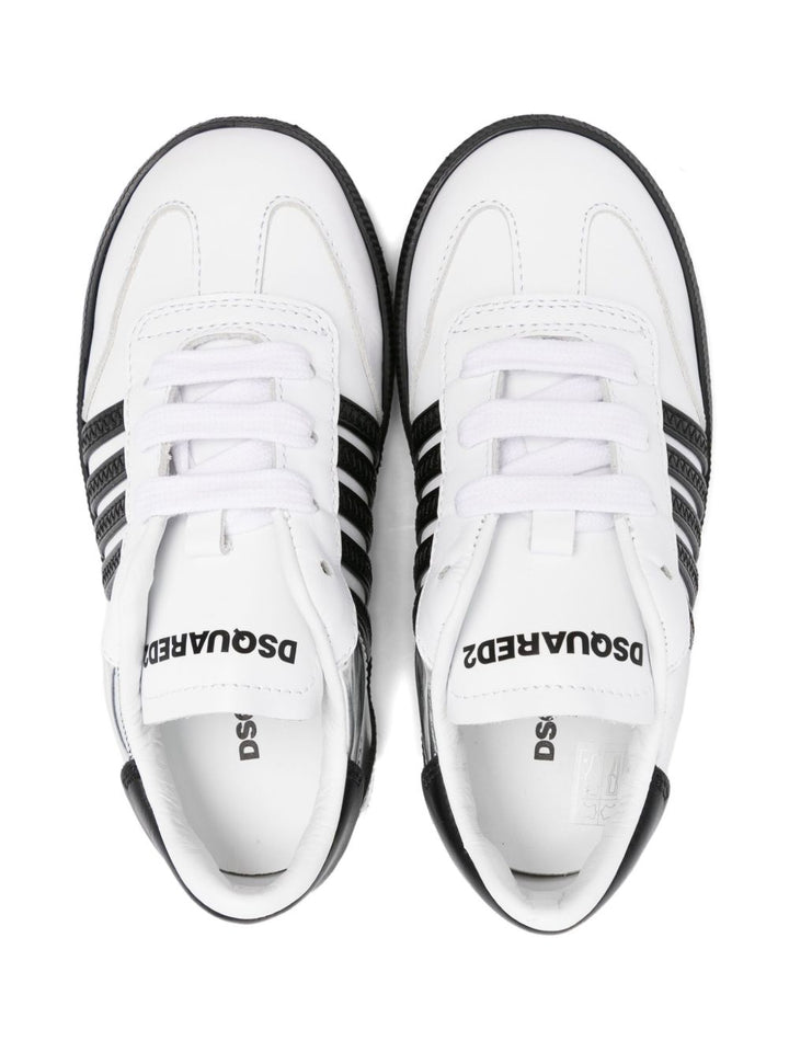 Sneakers bianche/nere per bambino 81472 01 Dsquared2 Kids 