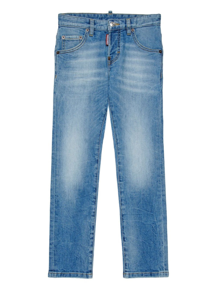 Jeans azzurro per bambino DQ0236D0AET DQ01 Dsquared2 Kids 