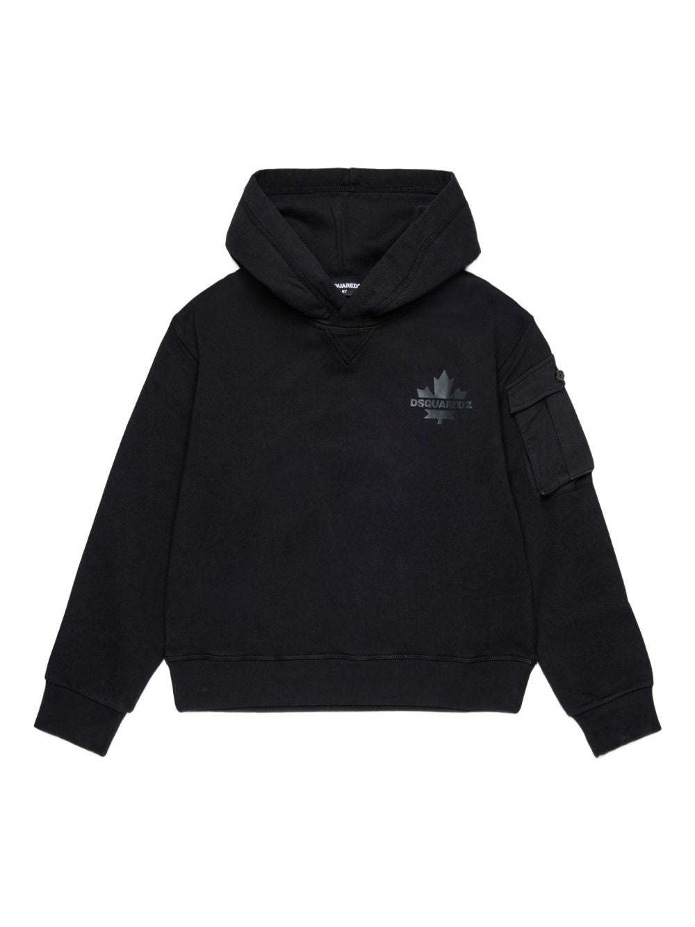 Felpa nera per bambino DQ2735D0AC6 DQ900 Dsquared2 Kids 
