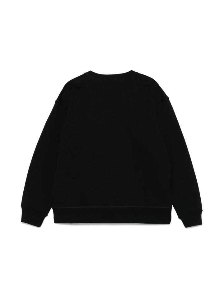 Felpa nera per bambino DQ2739D0094 DQ900 Dsquared2 Kids 