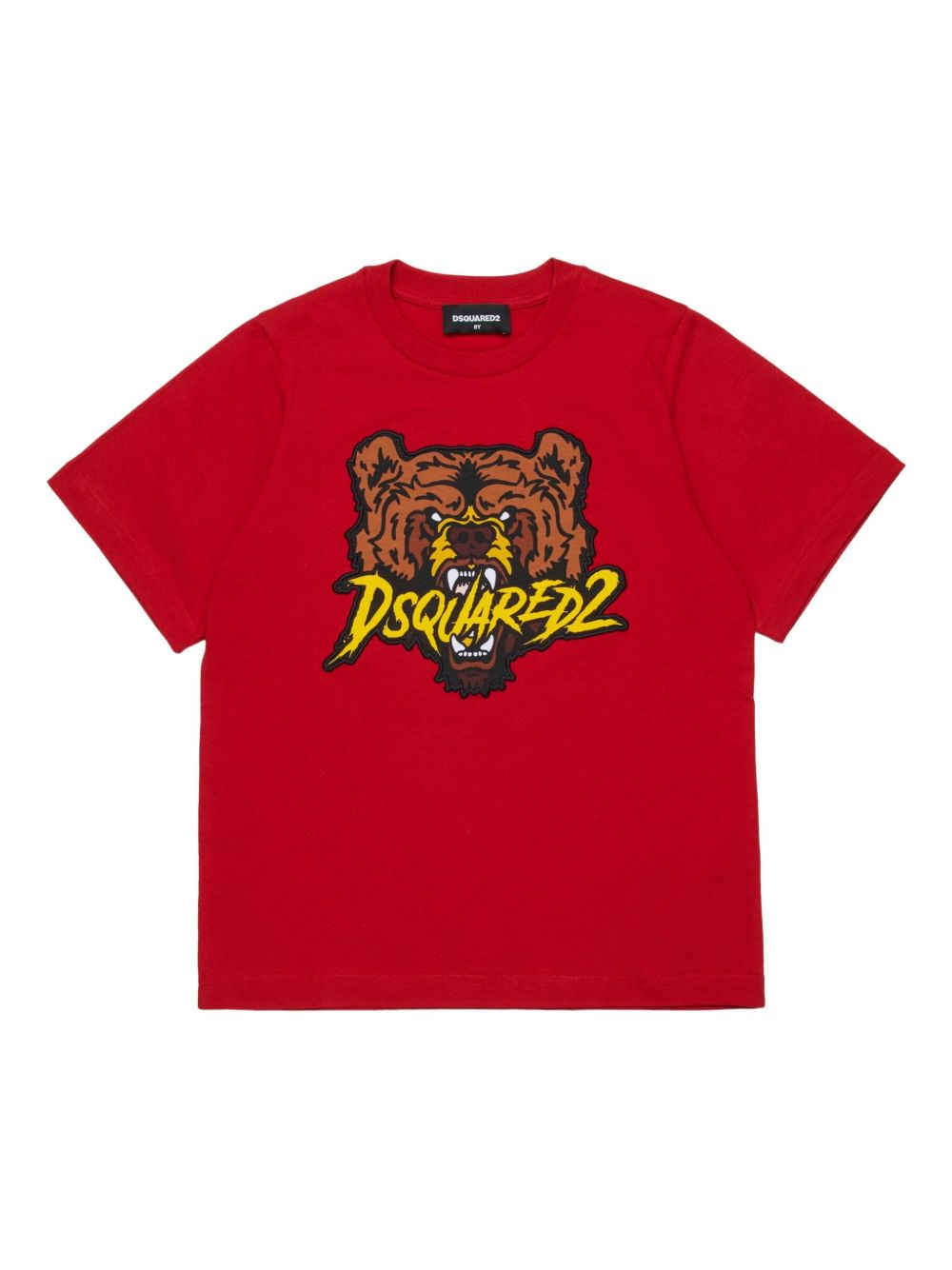 T-shirt rosso per bambino DQ2983D004G DQ423 Dsquared2 Kids 