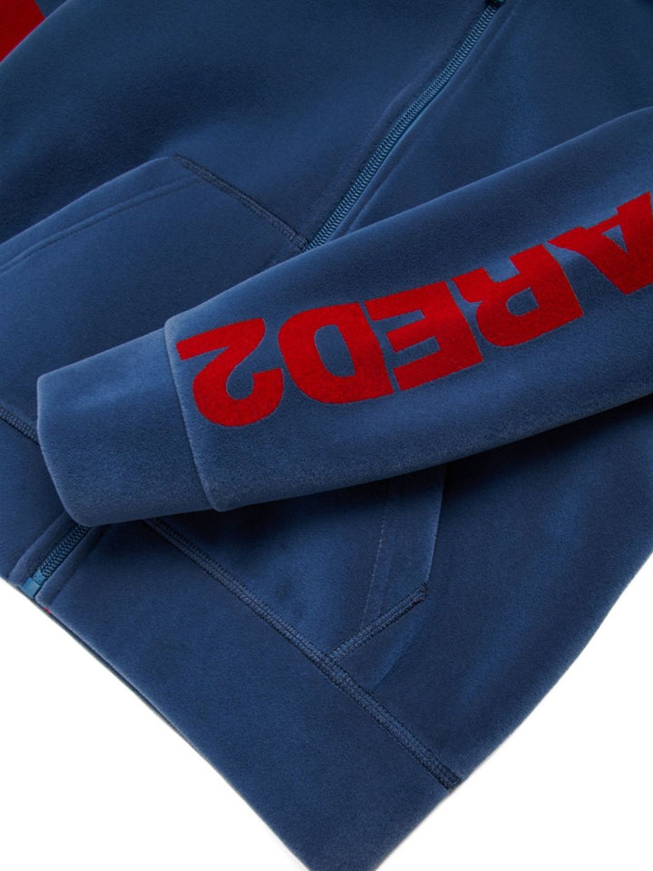 Felpa blu per bambino DQ3001D0AF8 DQ882 Dsquared2 Kids 