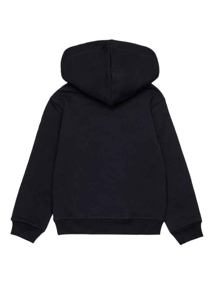 Felpa nera per bambino DQ3004D0094 DQ900 Dsquared2 Kids 