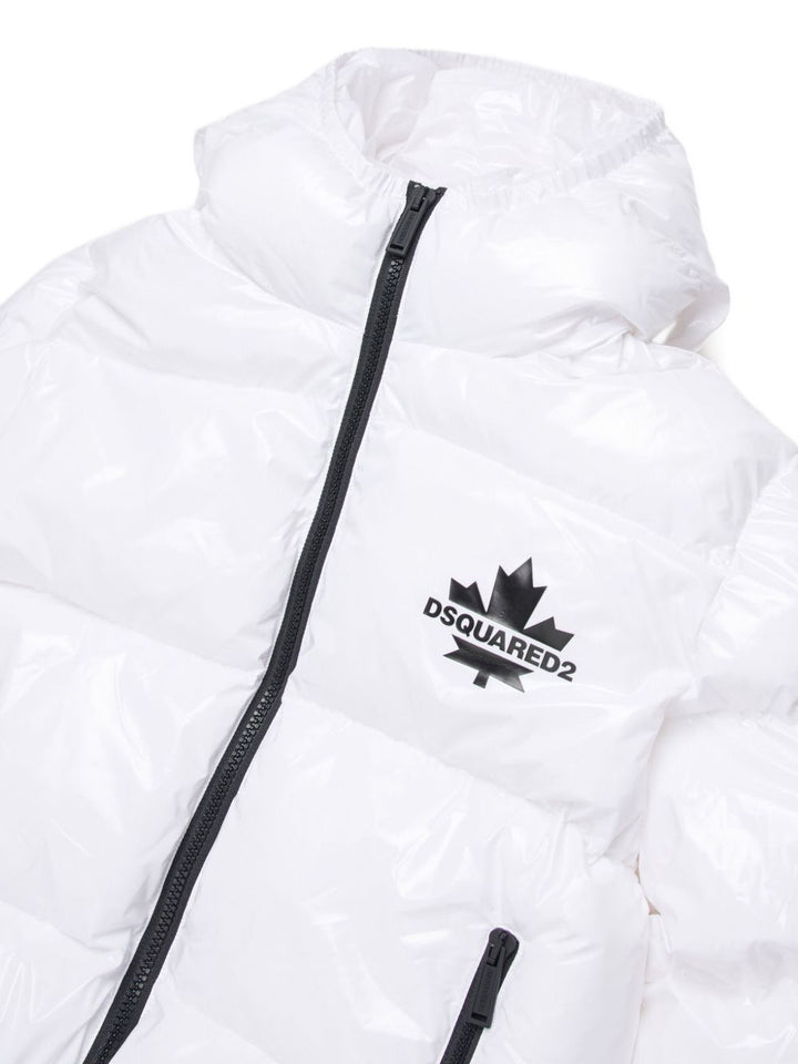 Giubbotto bianco per bambino DQ3042D0ADY DQ100 Dsquared2 Kids 