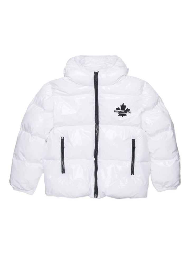 Giubbotto bianco per bambino DQ3042D0ADY DQ100 Dsquared2 Kids 