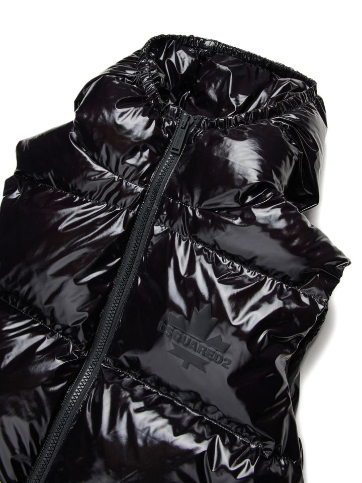 Gilet nero per bambino DQ3043D0ADY DQ900 Dsquared2 Kids 