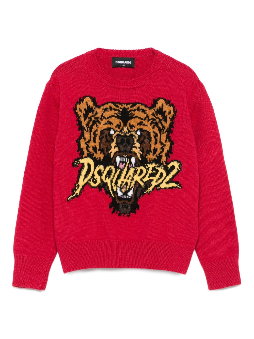 Maglione rosso per bambino DQ3069D0AFE DQ423 Dsquared2 Kids 
