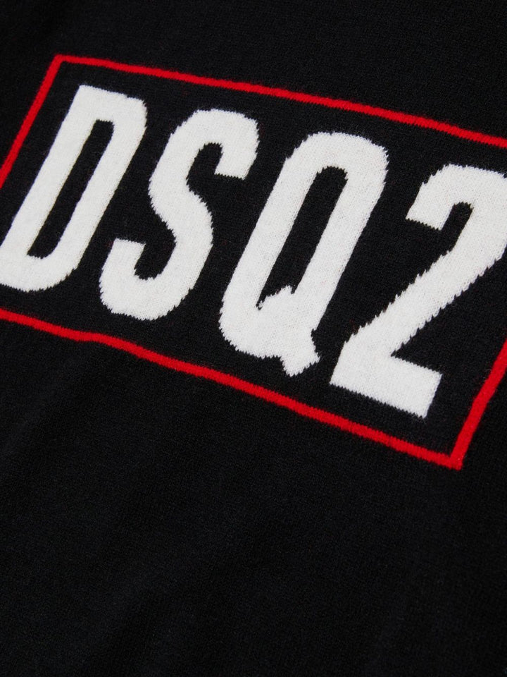 Maglione nero per bambino DQ3071D0AFF DQ900 Dsquared2 Kids 