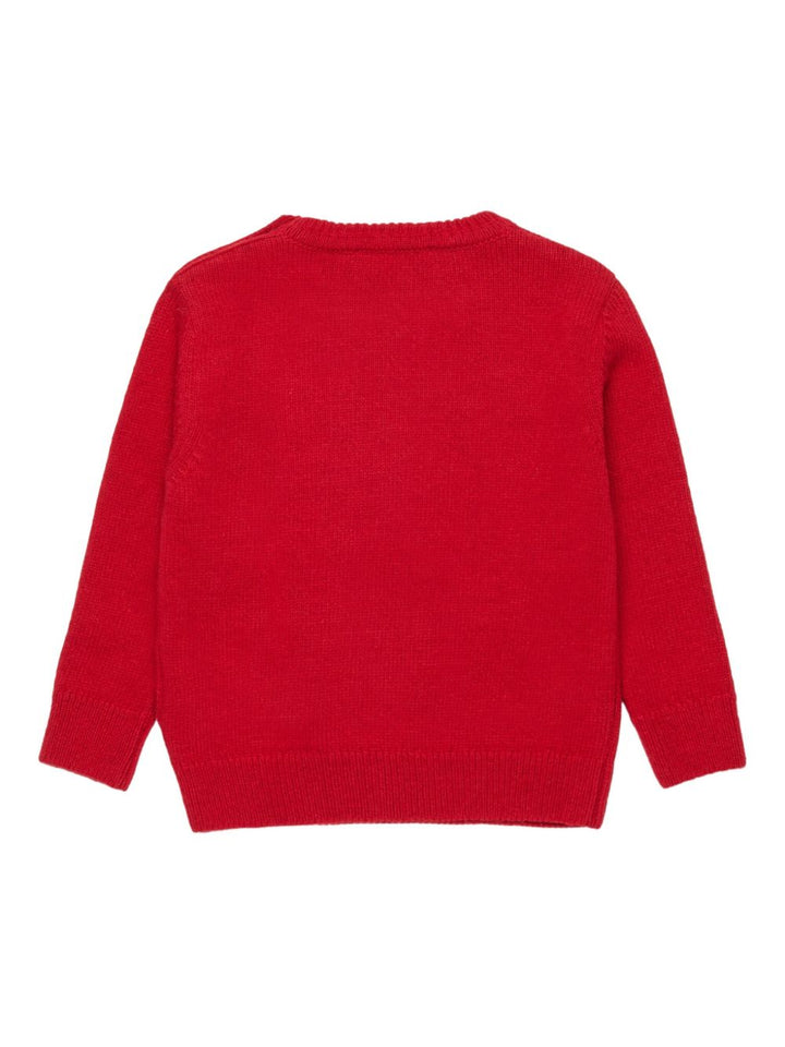 Maglione rosso per neonato DQ3143D0AFE DQ423 Dsquared2 Kids 
