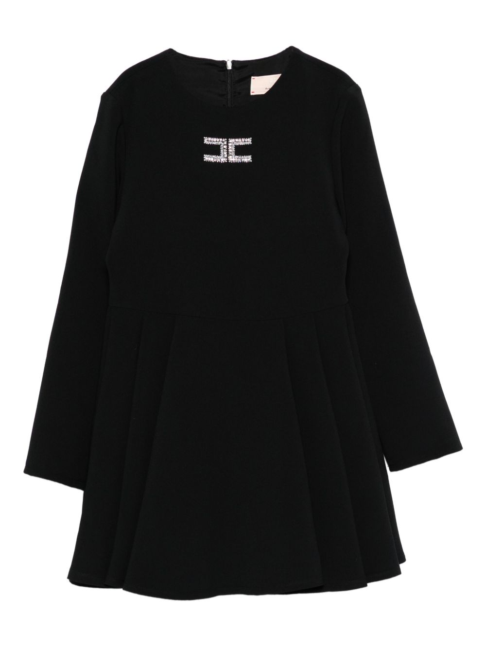 Abito nero per bambina EFAB6290GA085 N000 Elisabetta Franchi Kids 