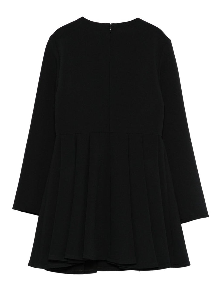 Abito nero per bambina EFAB6290GA085 N000 Elisabetta Franchi Kids 