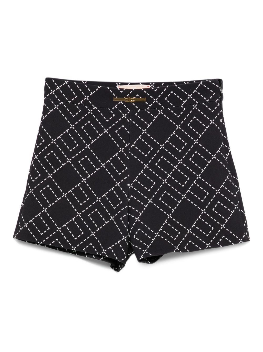 Bermuda nera per bambina EFBE0750GA023 D748 Elisabetta Franchi Kids 
