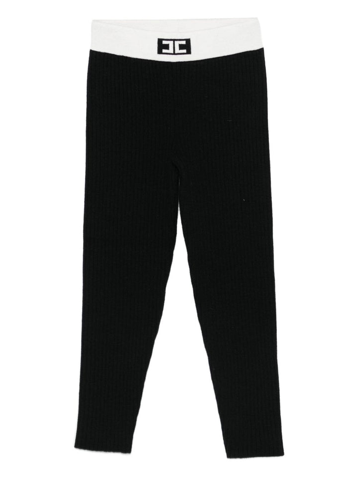 Leggins nere per bambina EFPA301CFL040 D748 Elisabetta Franchi Kids 