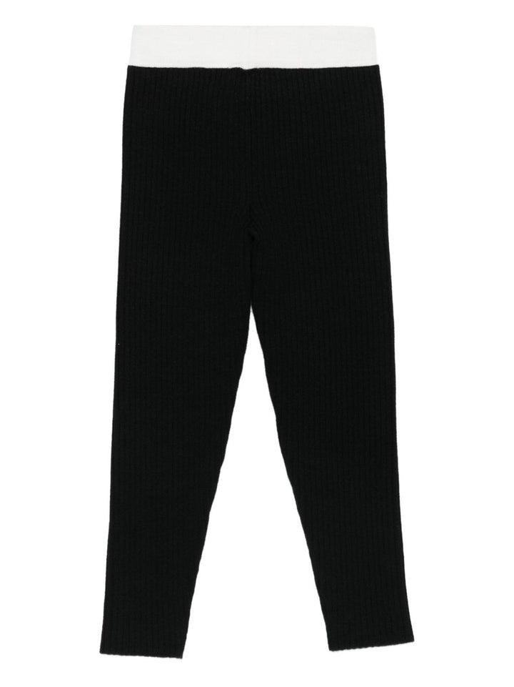 Leggins nere per bambina EFPA301CFL040 D748 Elisabetta Franchi Kids 