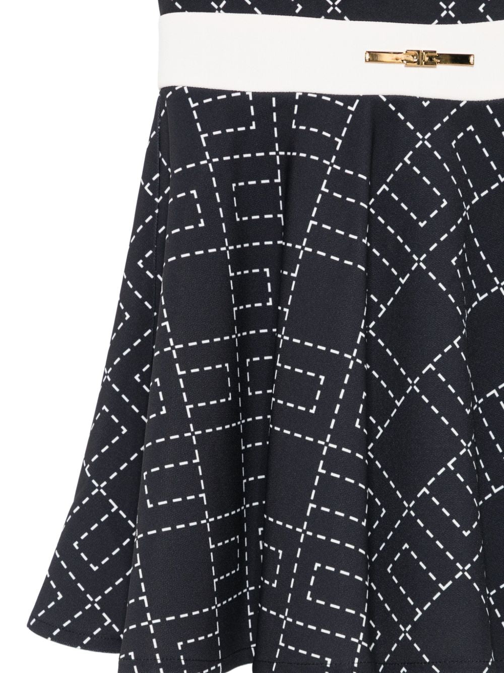 Abito nero per neonata EGAB2190GA023 D948 Elisabetta Franchi Kids 