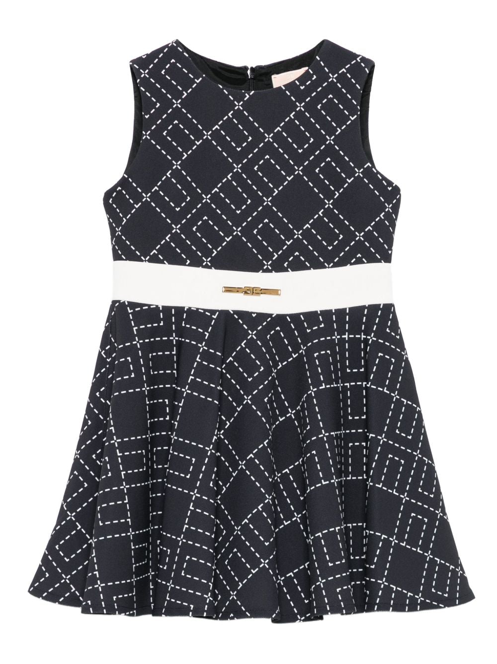 Abito nero per neonata EGAB2190GA023 D948 Elisabetta Franchi Kids 