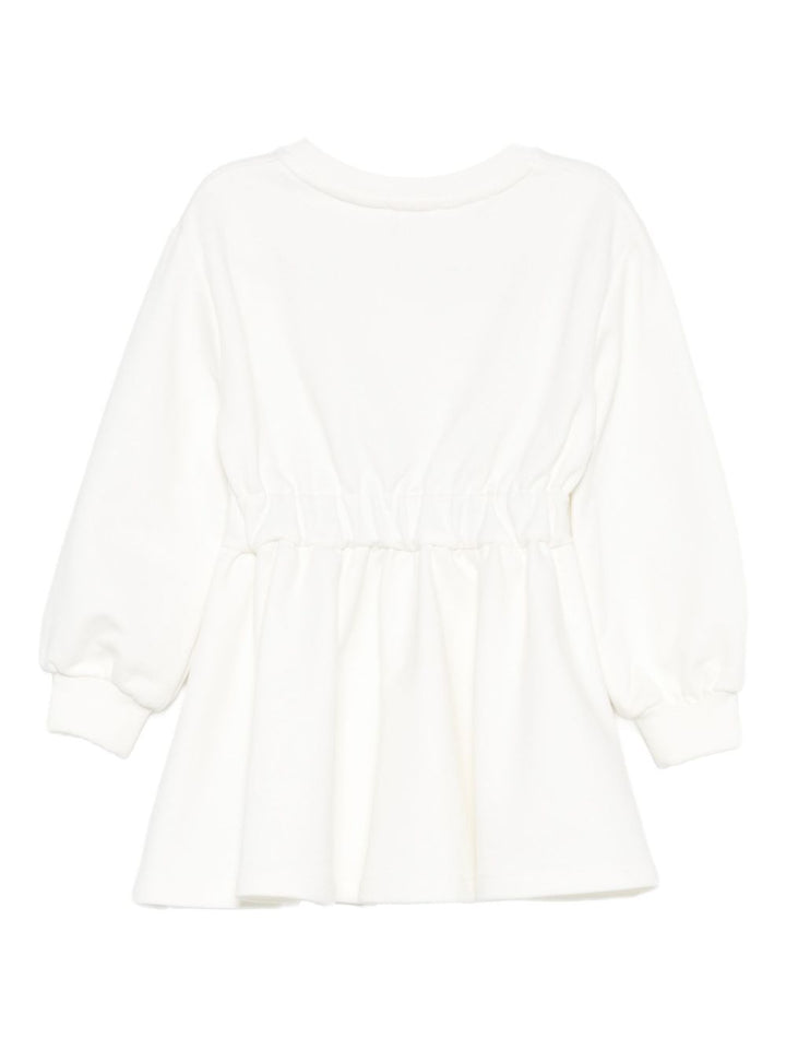 Abito avorio per neonata EGAB2210FF002 0004 Elisabetta Franchi Kids 