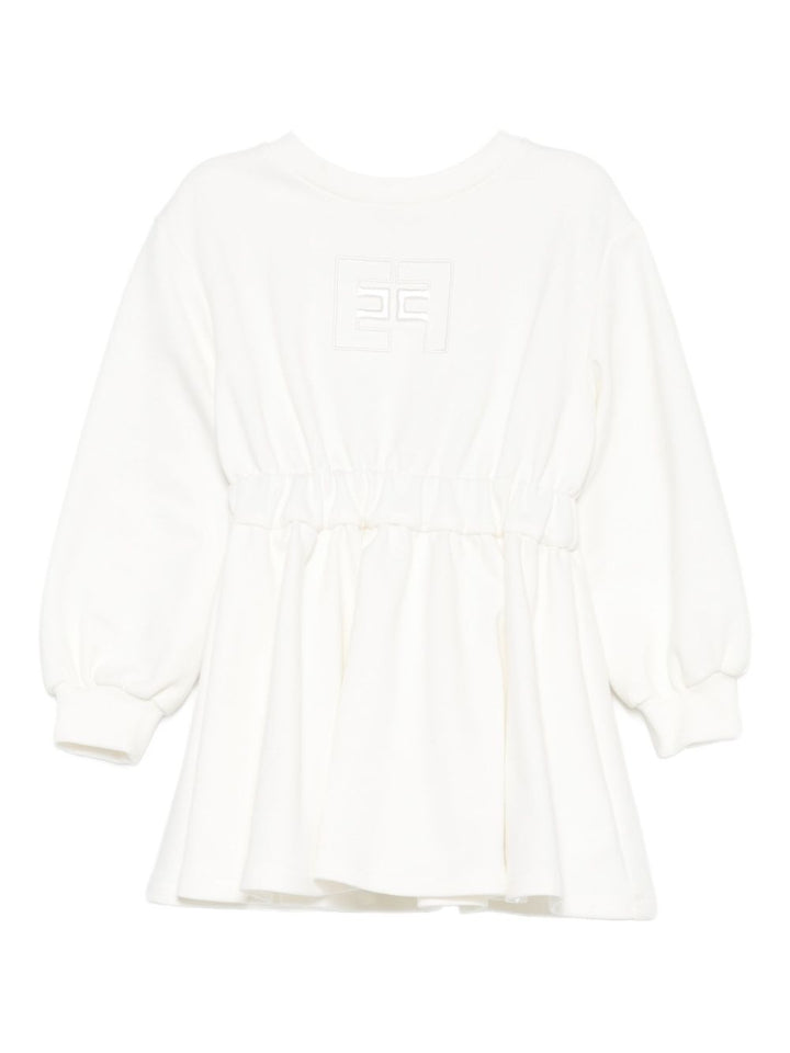 Abito avorio per neonata EGAB2210FF002 0004 Elisabetta Franchi Kids 