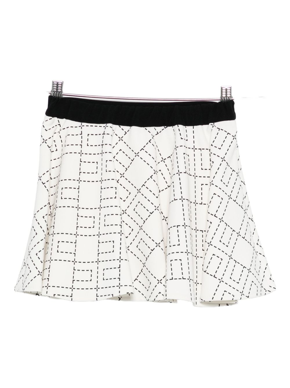 Gonna bianca per bambina EGGO0510GA023 D577 Elisabetta Franchi Kids 
