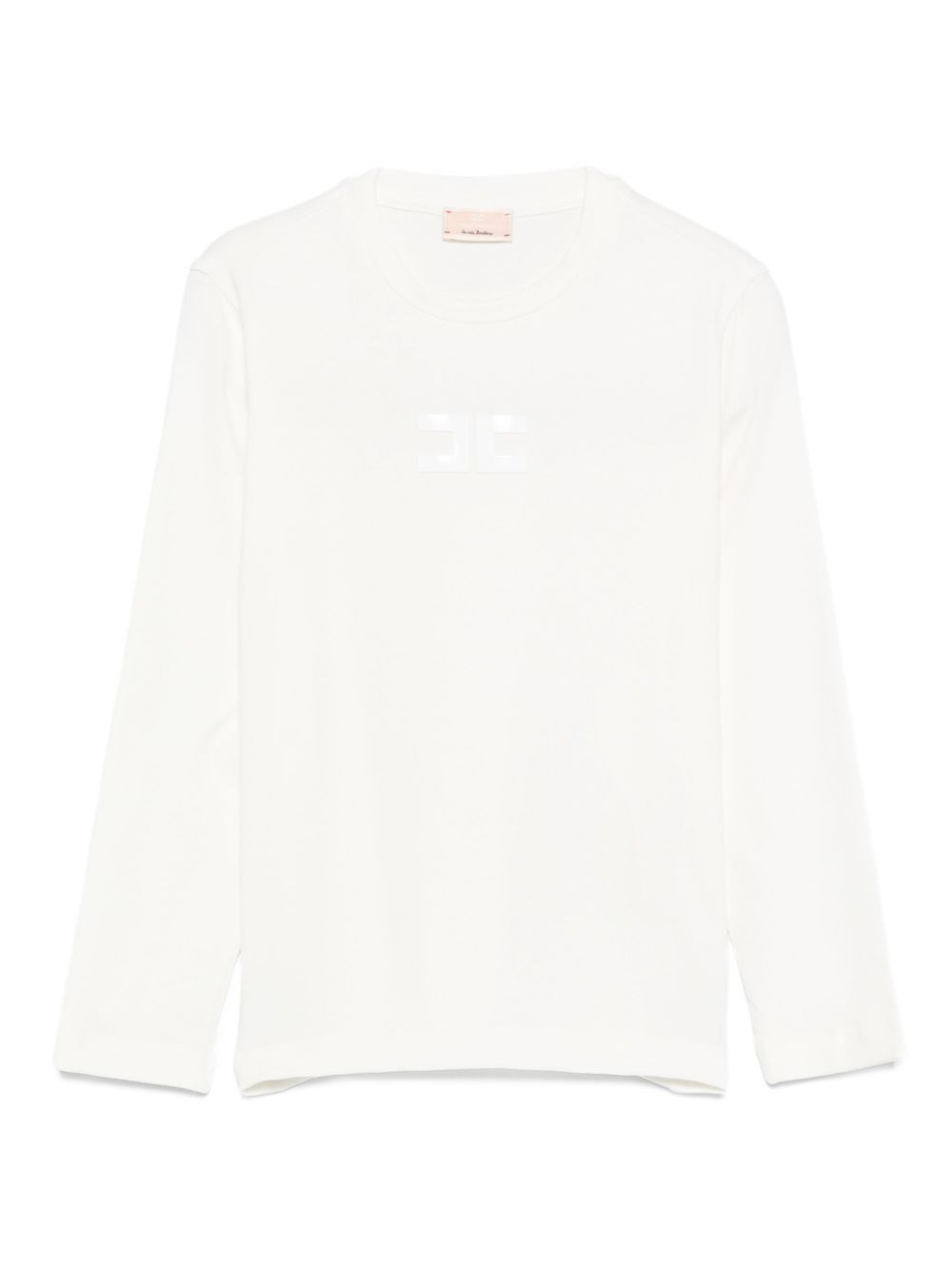 T-shirt bianca per bambina EGTS1050JE006K 0004 Elisabetta Franchi Kids 