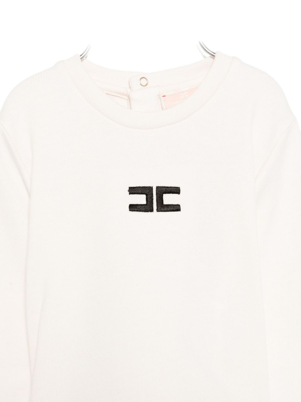 Completo bianco per neonata ENCD1070FF002 D587 Elisabetta Franchi Kids 