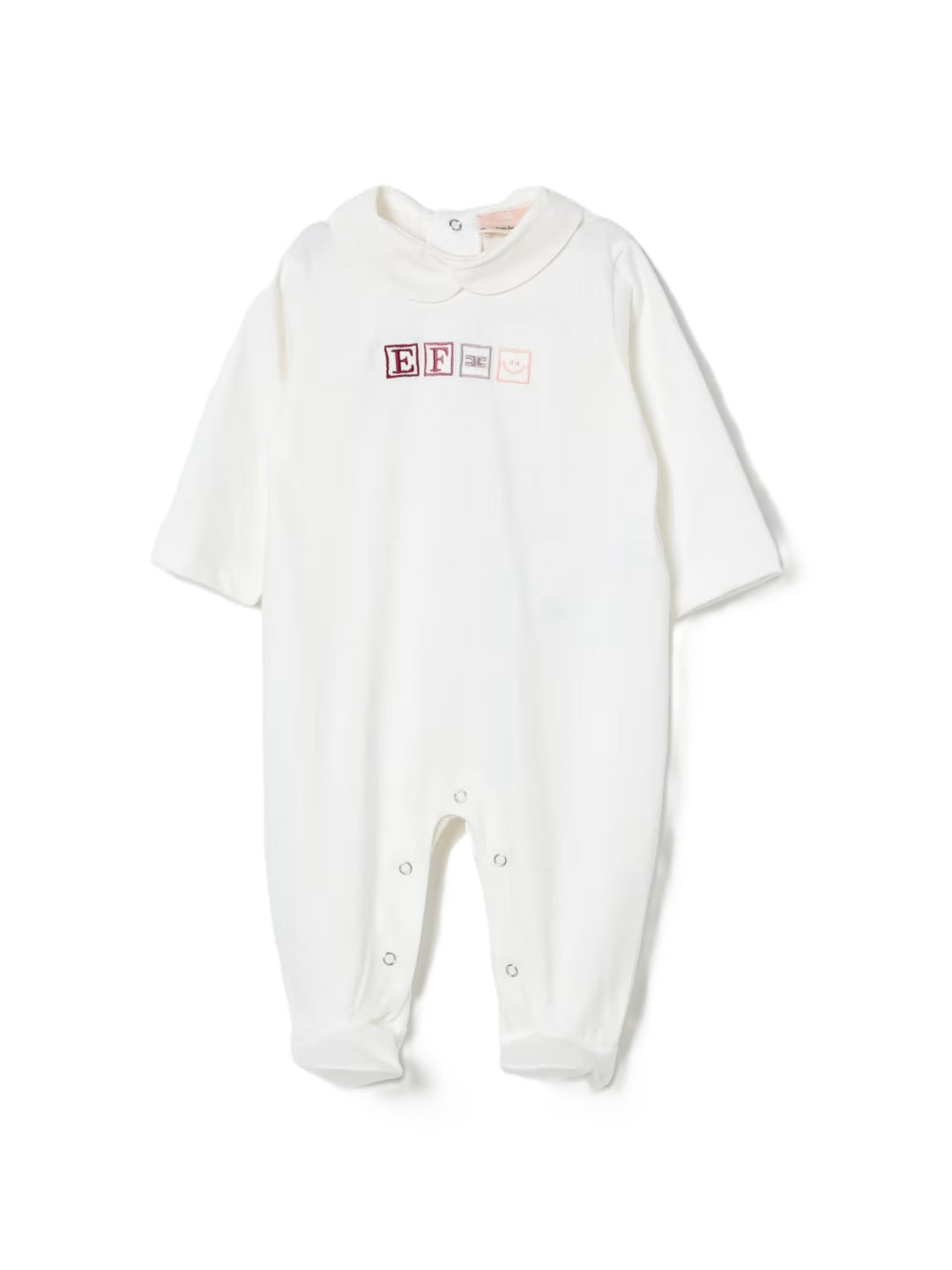 Tutina bianca per neonata ENTU1360JF054 0000 Elisabetta Franchi Kids 
