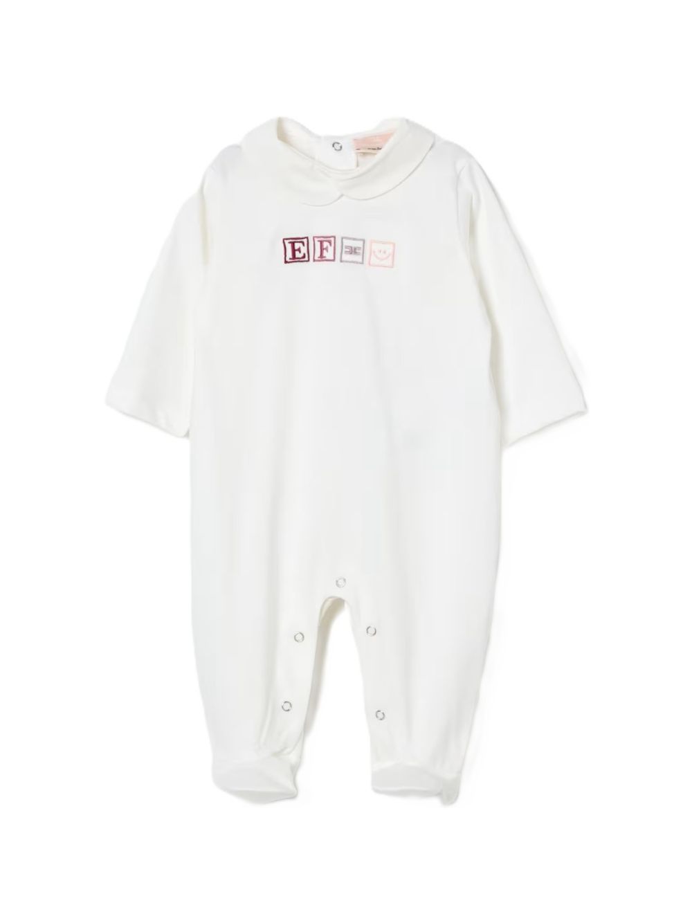 Tutina bianca per neonata ENTU1360JF054 0000 Elisabetta Franchi Kids 