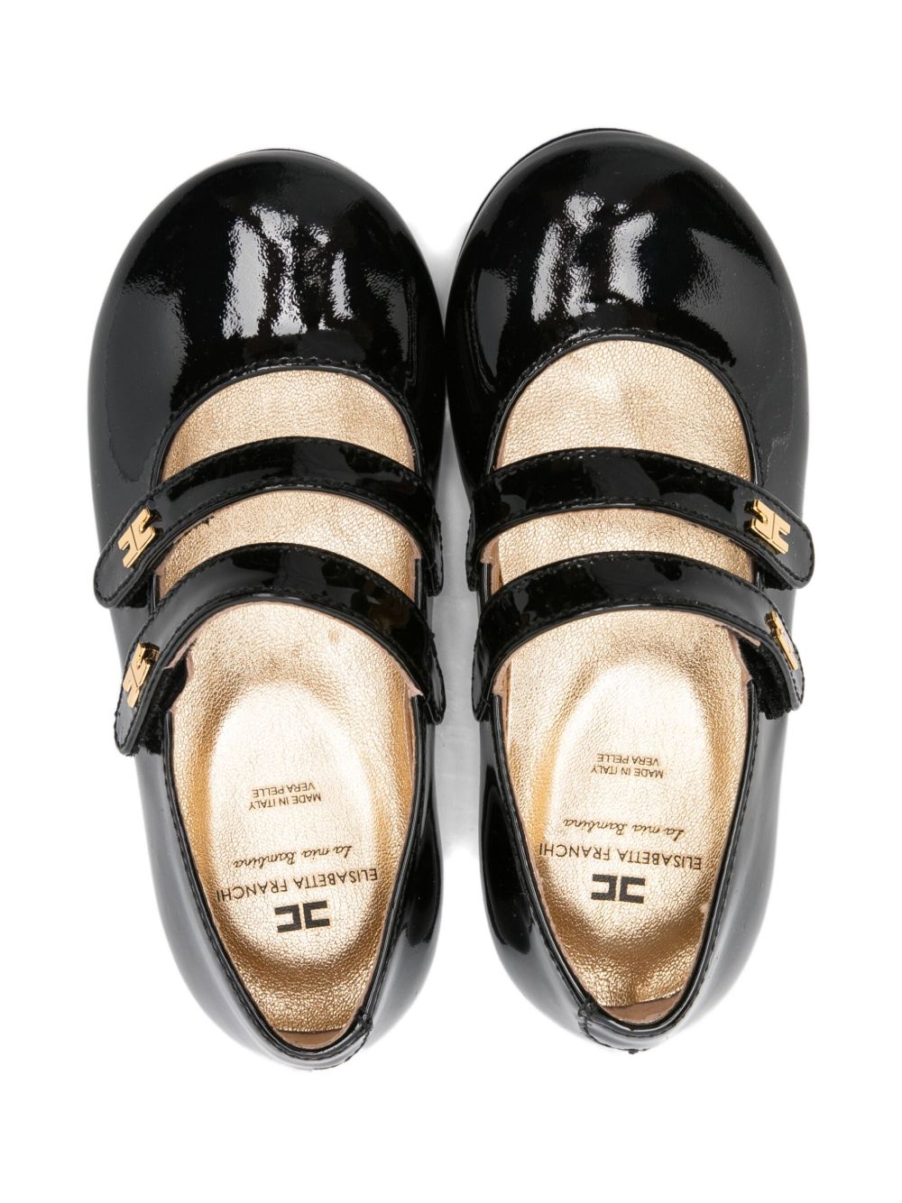 Sandali nere per neonata F1A3E03220286930 930 Elisabetta Franchi Kids 
