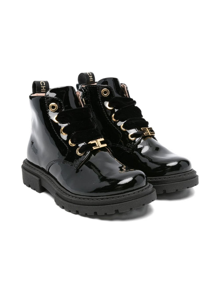 Stivali neri per bambina F1A5E03810286930 930 Elisabetta Franchi Kids 