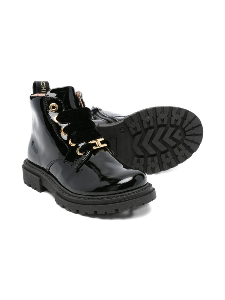 Stivali neri per bambina F1A5E03810286930 930 Elisabetta Franchi Kids 