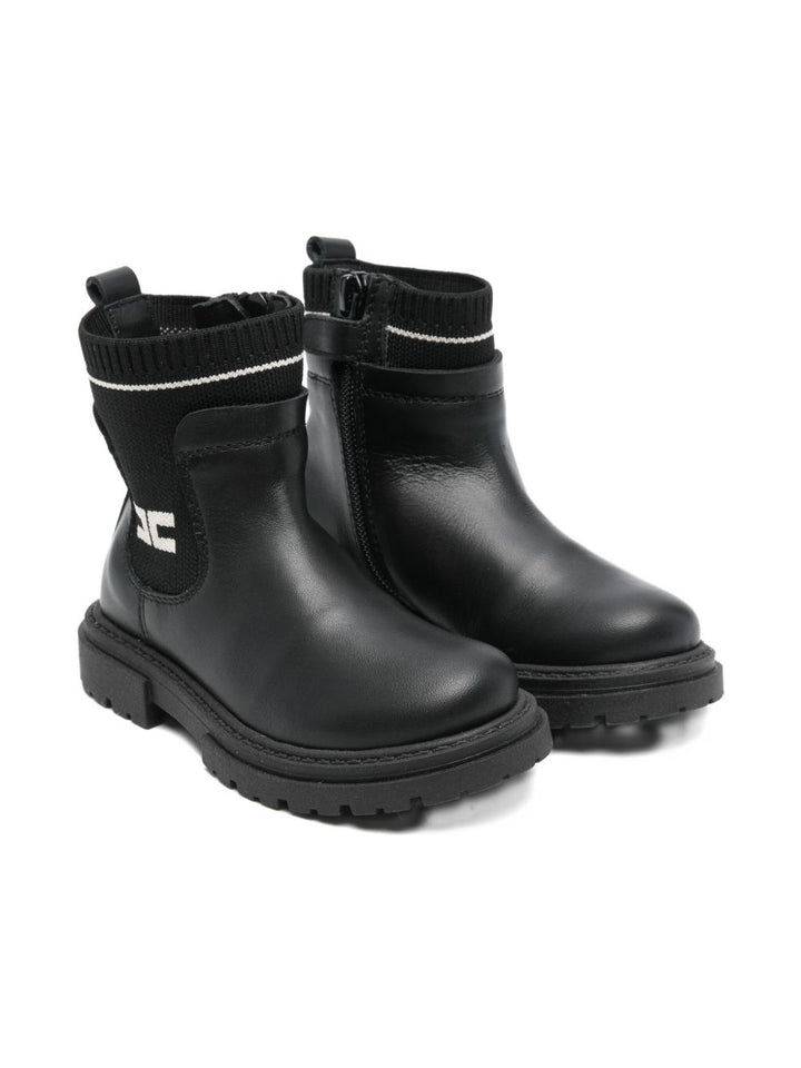 Stivale nero per bambina F1A5E03911316 930 Elisabetta Franchi Kids 