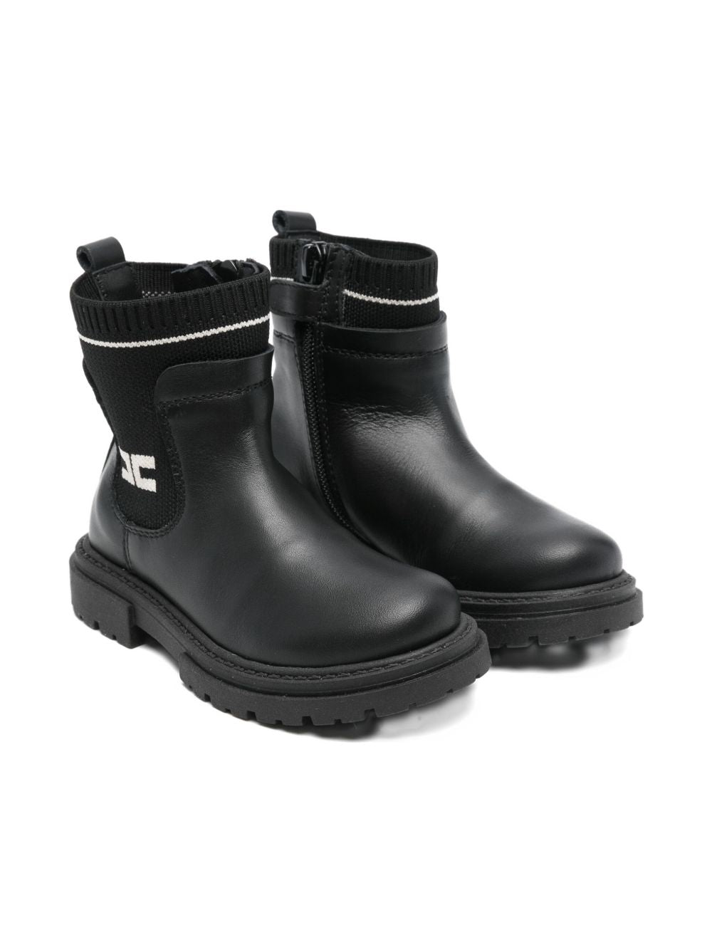 Stivale nero per bambina F1A5E03911316 930 Elisabetta Franchi Kids 