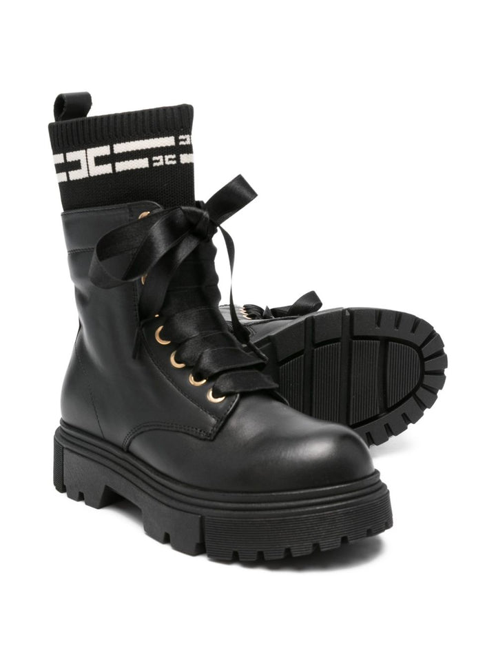 Stivali nere per bambina F4A5E04221316 930 Elisabetta Franchi Kids 