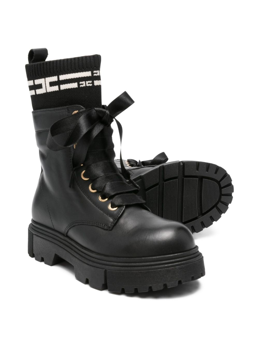 Stivali nere per bambina F4A5E04221316 930 Elisabetta Franchi Kids 