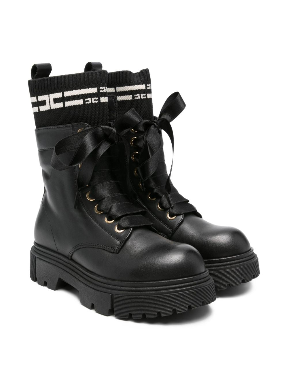 Stivali nere per bambina F4A5E04221316 930 Elisabetta Franchi Kids 