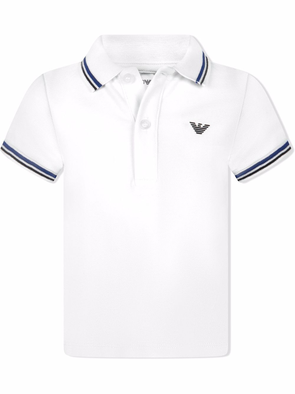 Polo bianca per neonato 8NHFB31JPTZ 0100 Emporio Armani Kids 