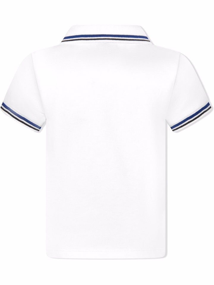 Polo bianca per neonato 8NHFB31JPTZ 0100 Emporio Armani Kids 