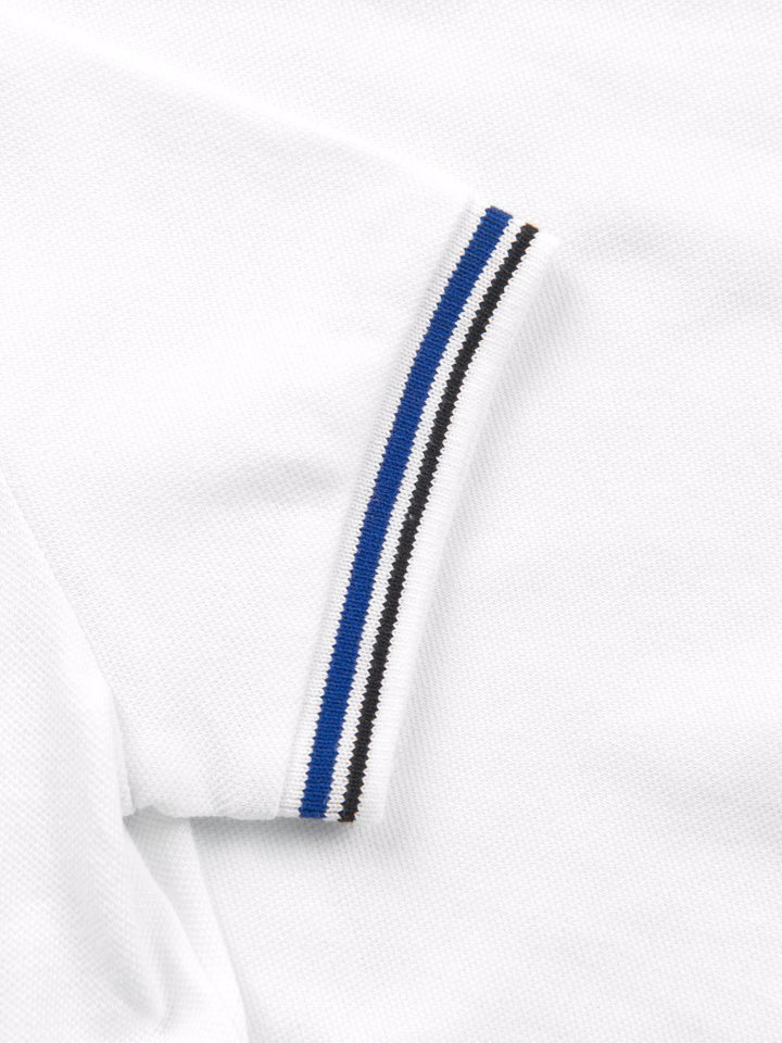 Polo bianca per neonato 8NHFB31JPTZ 0100 Emporio Armani Kids 