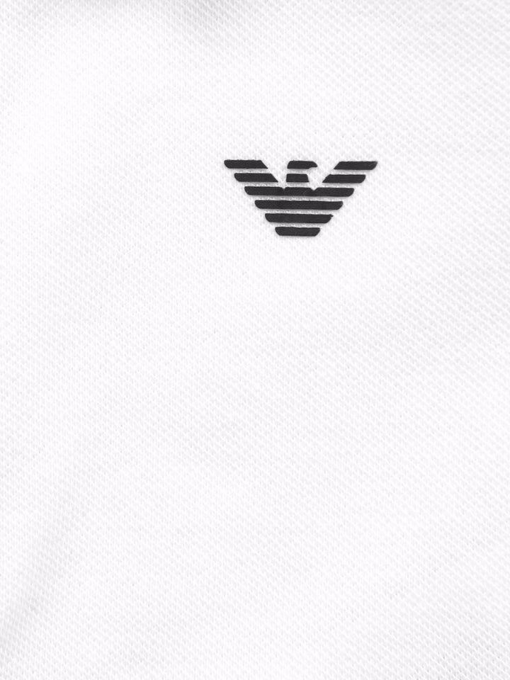 Polo bianca per neonato 8NHFB31JPTZ 0100 Emporio Armani Kids 