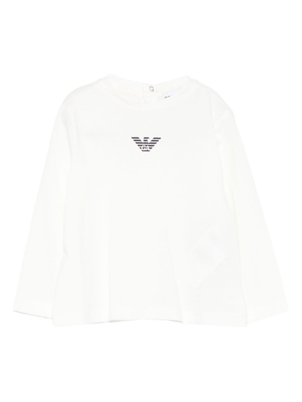 T-shirt bianca per neonato EB000418AF15013 M0134 Emporio Armani Kids 