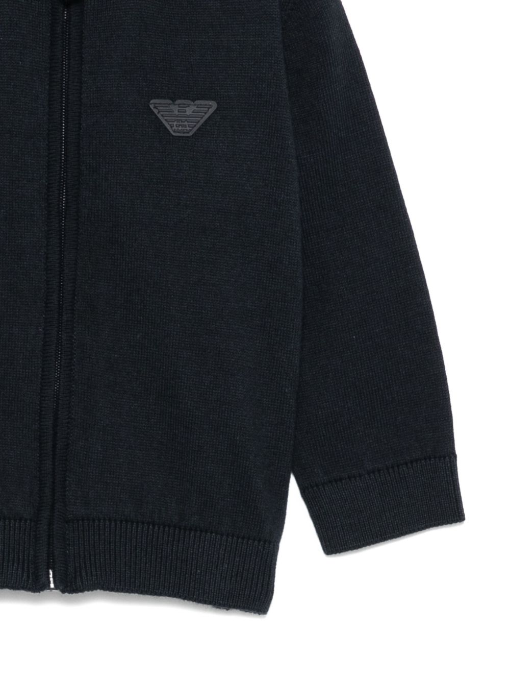 Cardigan blu navy per neonato EB000447AF15211 UB118 Emporio Armani Kids 