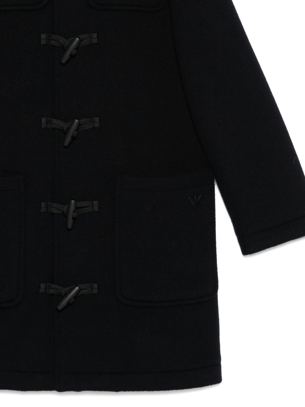 Cappotto nero per bambino EB000493AF16038 UB118 Emporio Armani Kids 