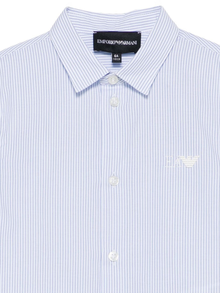 Camicia azzurra per bambino EB000625AF16580 M0010 Emporio Armani Kids 