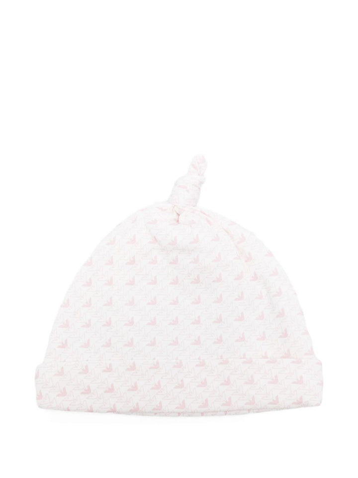 Cappello bianco per neonata EY000005AF10913 F4012 Emporio Armani Kids 