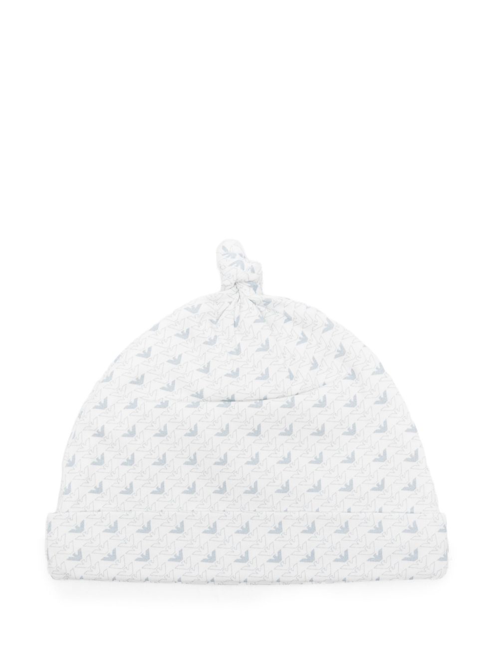 Cappello bianco per neonato EY000005AF10913 FB054 Emporio Armani Kids 