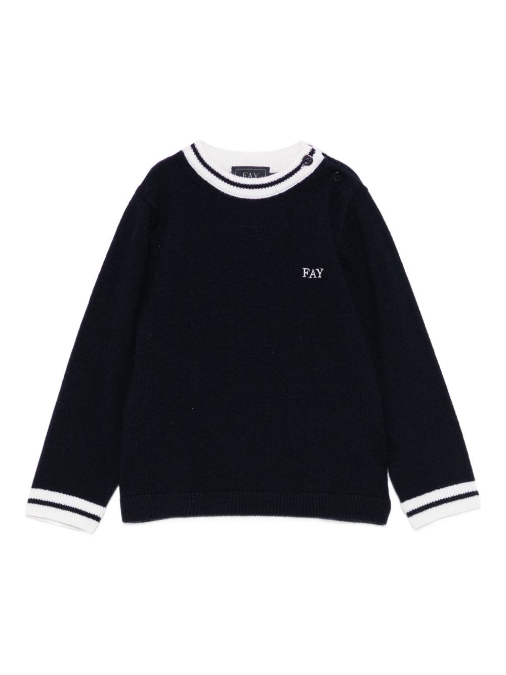 Maglione blu navy per bambino FX9500Z2362 621AV Fay Kids 